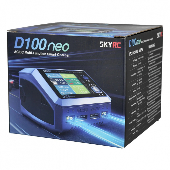 Chargeur D100 Neo Duo AC/DC - SKYRC SKY100199