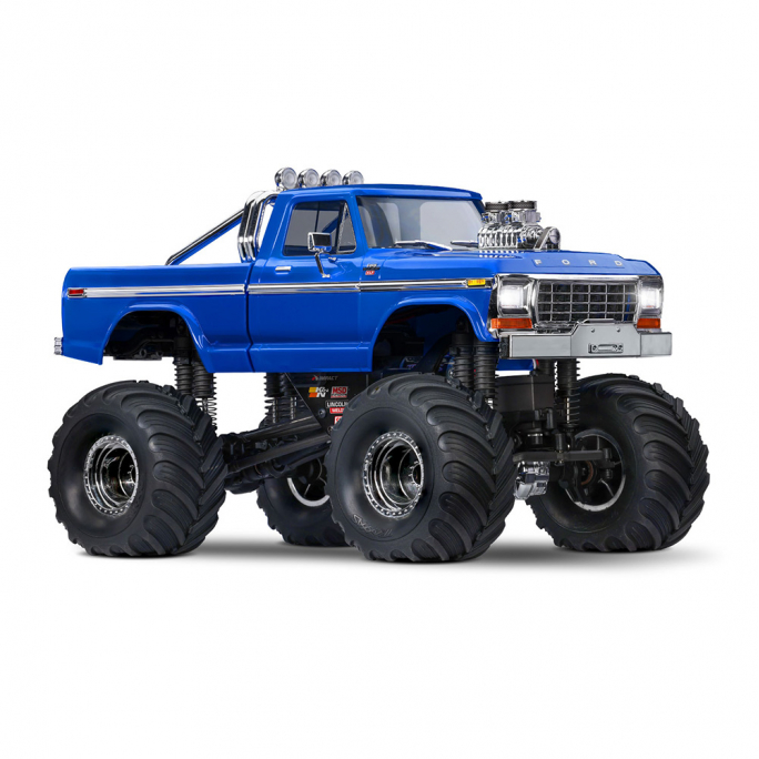 TRX-4MT Ford F-150, Monster Truck, RTR, Bleu - TRAXXAS 98044-1-BLUE - 1/18