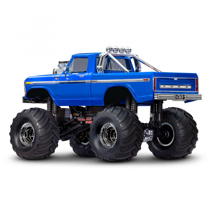 TRX-4MT Ford F-150, Monster Truck, RTR, Bleu - TRAXXAS 98044-1-BLUE - 1/18