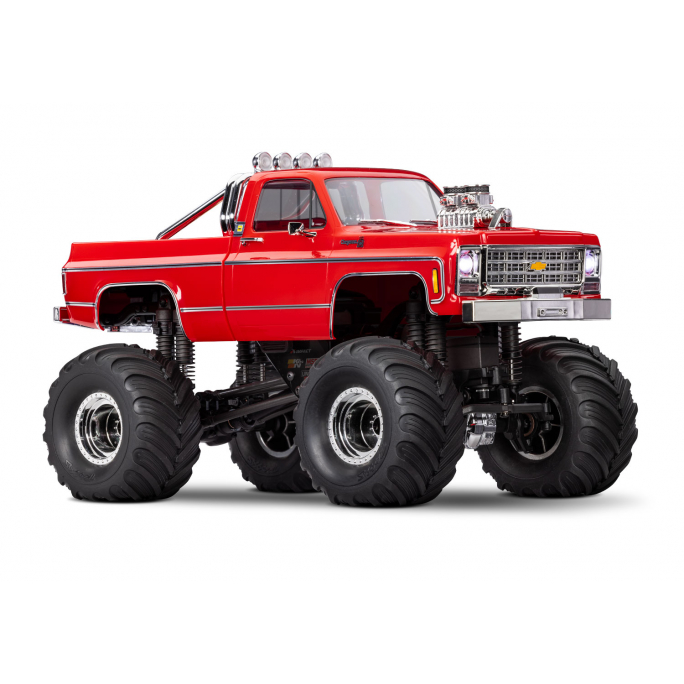 TRX-4MT Chevrolet Cheyenne K10, Monster Truck, RTR, Rouge - TRAXXAS 98064-1-RED - 1/18