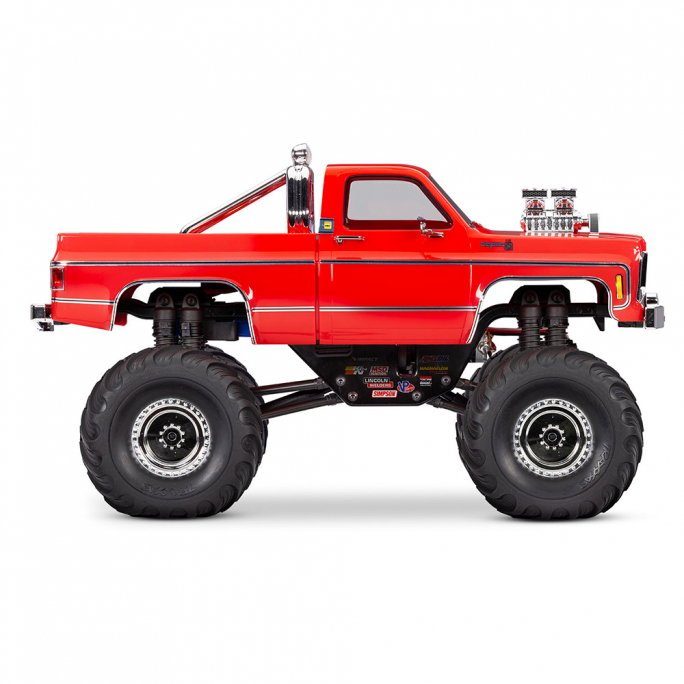 TRX-4MT Chevrolet Cheyenne K10, Monster Truck, RTR, Rouge - TRAXXAS 98064-1-RED - 1/18