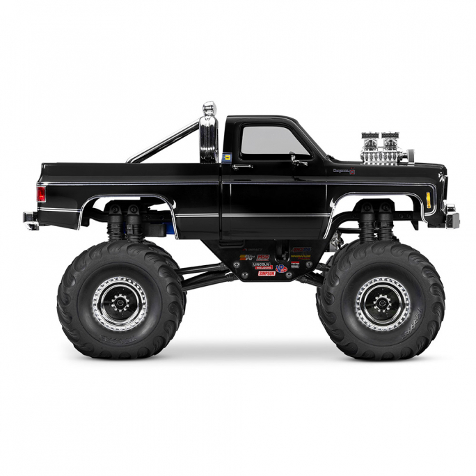 TRX-4MT Chevrolet Cheyenne K10, Monster Truck, RTR, Noir - TRAXXAS 98064-1-BLK - 1/18