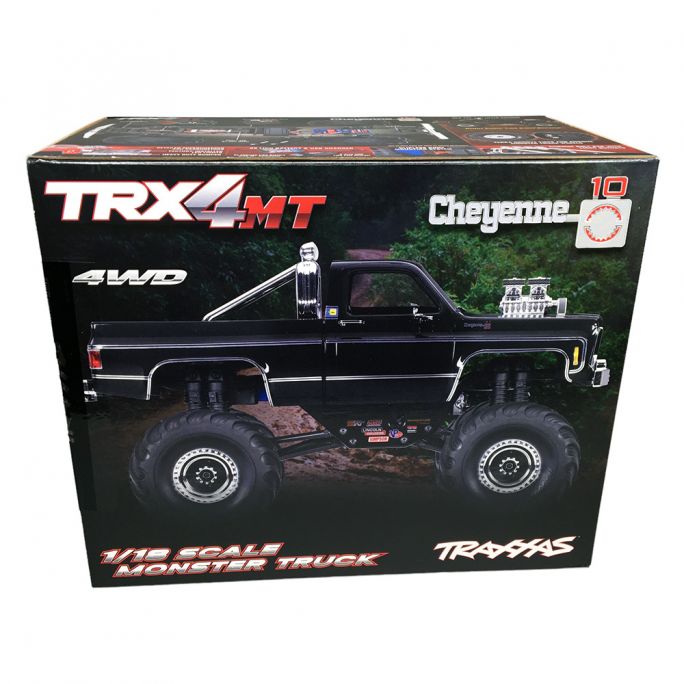 TRX-4MT Chevrolet Cheyenne K10, Monster Truck, RTR, Noir - TRAXXAS 98064-1-BLK - 1/18