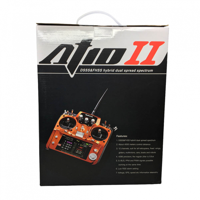 Radio AT10II, 2.4Ghz, 12 voies + R12DS + PRM-01 - RadioLink RDL-AT10II-SET