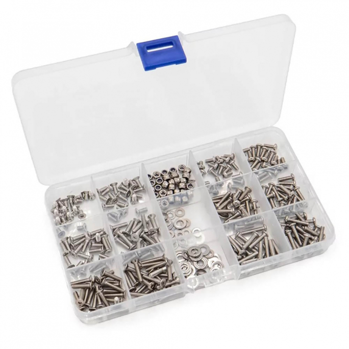 Set vis inox (330 pièces) - HOBBYTECH HTR-303 - 1/8, 1/10