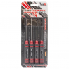 Kit de 4 tournevis Rouge et Noir Allen 1.5/2/2.5/3mm - HOBBYTECH HTR-411