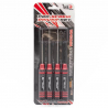 Kit de 4 tournevis allen Rouge et Noir 1.5 / 2 / 2.5 et douille 7mm - HOBBYTECH HTR-412