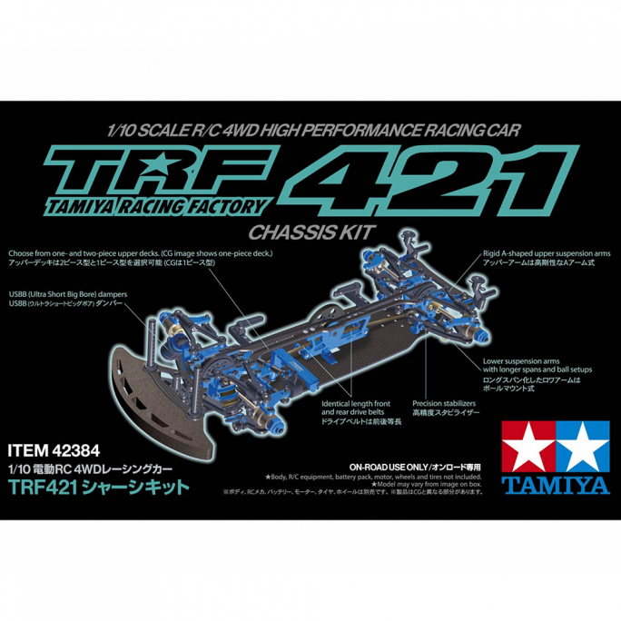 Châssis TRF 421 en kit - TAMIYA 42384 - 1/10