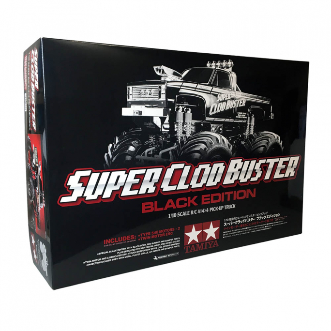 Super Clod Buster, Black Edition, Kit à monter - Tamiya 47432 - 1/10