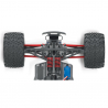 E-revo 4x4, Brushed, RTR avec Accu/chargeur, Bleu et rouge - TRAXXAS 71054-8-RBLU - 1/16