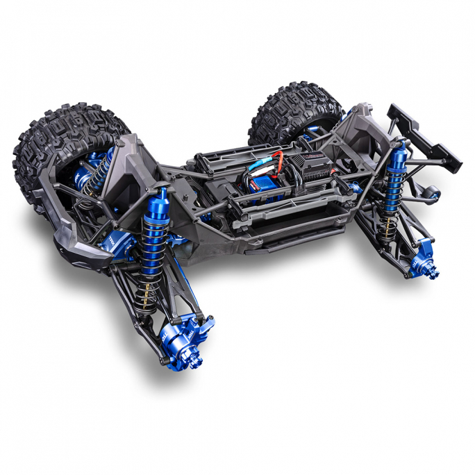 X-Maxx Ultimate, RTR, Brushless, Bleu - TRAXXAS 77097-4-BLUE - 1/8