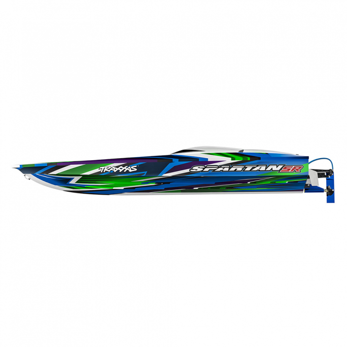 Bateau Spartan SR VXL 6S TQi TSM RTR, Vert - Traxxas 103076-4 - 1/10