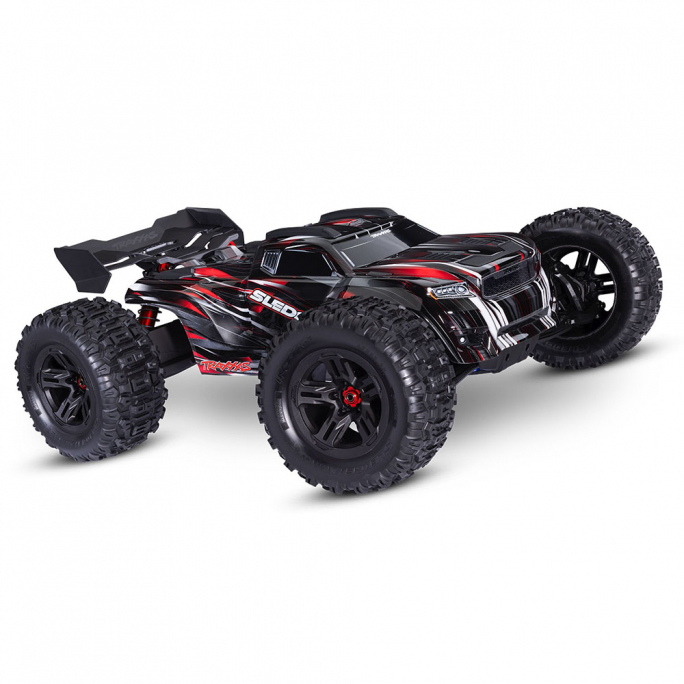 Sledge 4x4 Brushless belted, RTR, rouge - TRAXXAS 95096-4-RED - 1/8