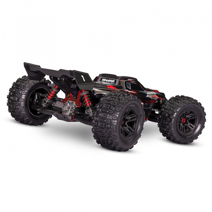 Sledge 4x4 Brushless belted, RTR, rouge - TRAXXAS 95096-4-RED - 1/8