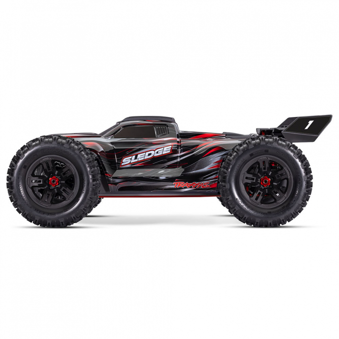 Sledge 4x4 Brushless belted, RTR, rouge - TRAXXAS 95096-4-RED - 1/8