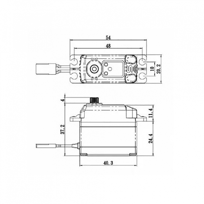 Servo HV 62g 8.4v - SAVOX SC-1268SG+