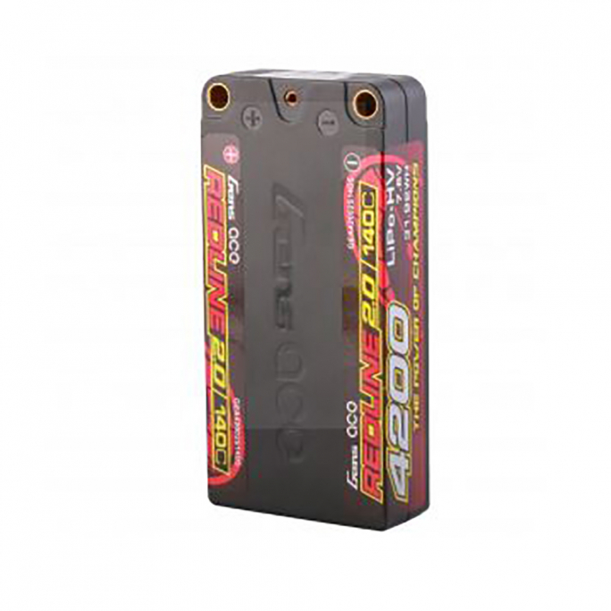 Accu Shorty Lipo 2s, 140C, Redline 2.0 Hv, 4200mAh - GENS ACE GEA42002S14D5