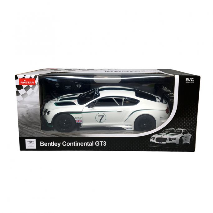 Bentley Continental GT3 Performance, Blanche RTR - RASTAR RS70600 - 1/14