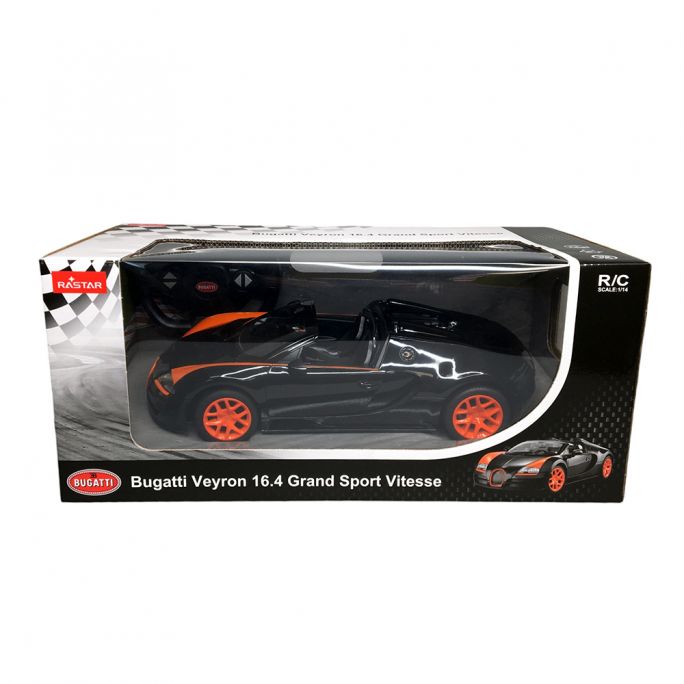 Bugatti Grand Sport Vitesse, Noire, RTR - RASTAR RS70400 - 1/14