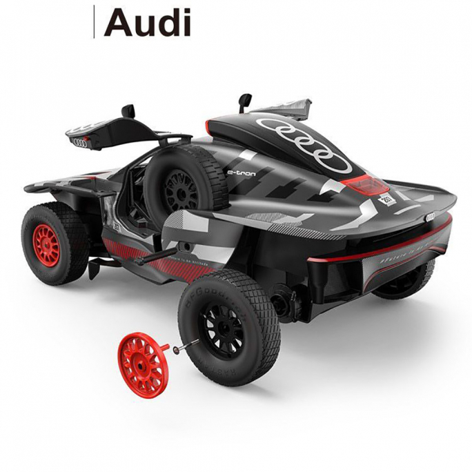 Audi RS Q e-tron, Grise & rouge RTR - RASTAR RS92200 - 1/14