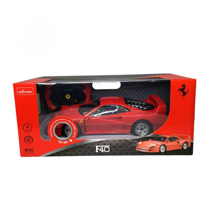 Ferrari F40, Rouge RTR - RASTAR RS78700 - 1/14