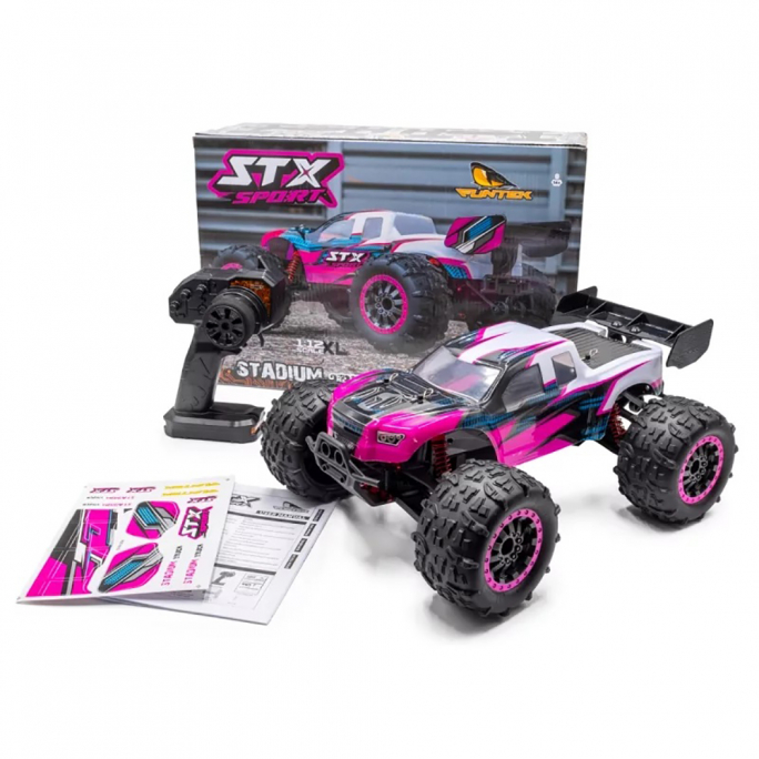 STX SPORT Violet avec radio Konect - FUNTEK FTKSTXSPORTPU - 1/12 XL