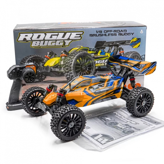 ROGUE Buggy, brushless Orange, RTR - HOBBYTECH 1ROGBORRTR - 1/8