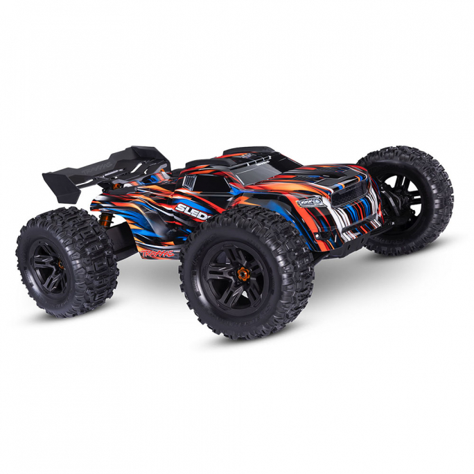 Sledge 4x4 Brushless belted 6S, 4WD, RTR, orange - TRAXXAS 95096-4-ORNG - 1/8