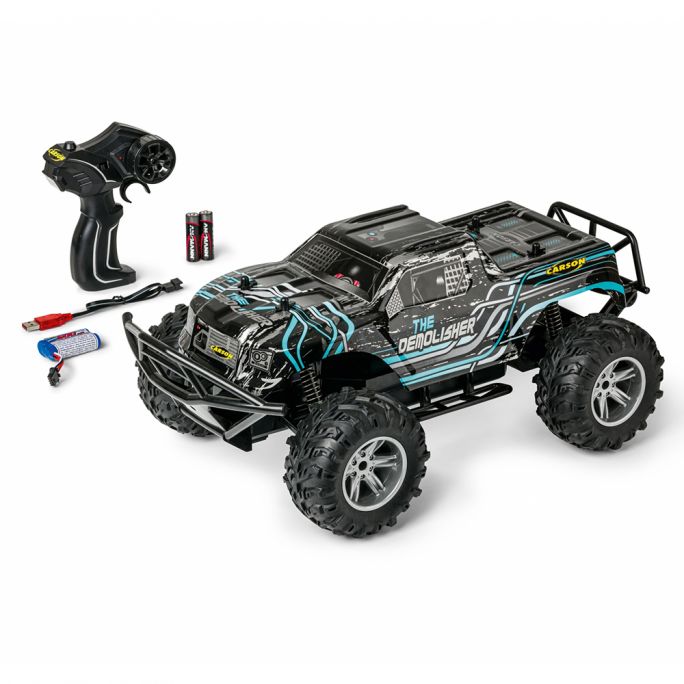 The demolisher 100% RTR, turquoise - 1/10