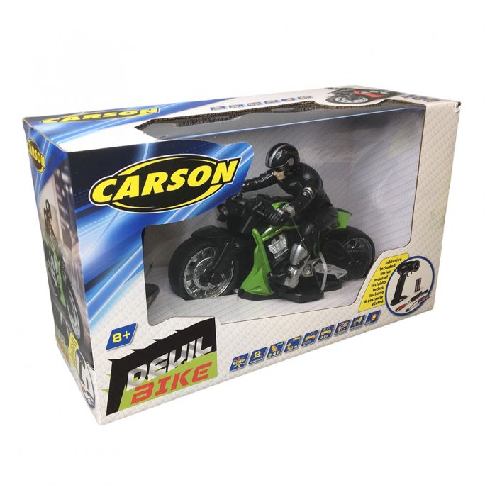 Moto Devil Bike vert, 100% RTR - CARSON 500404280