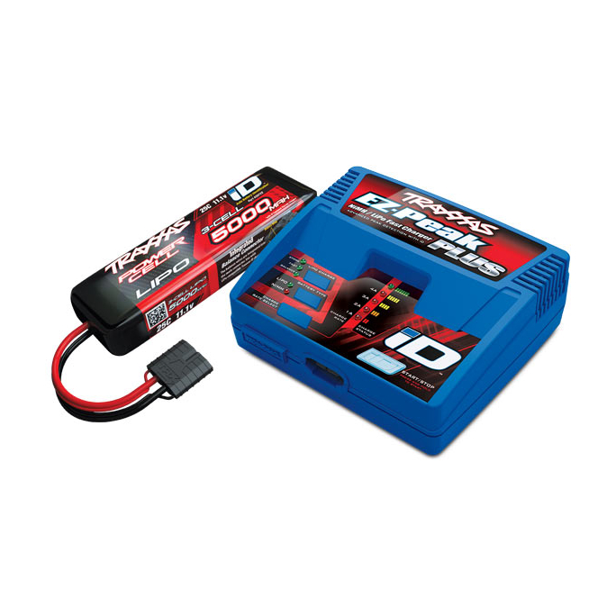 Pack chargeur EZ Peak plus + batterie lipo 11.1v 500 mAh - TRAXXAS 2970G-3S