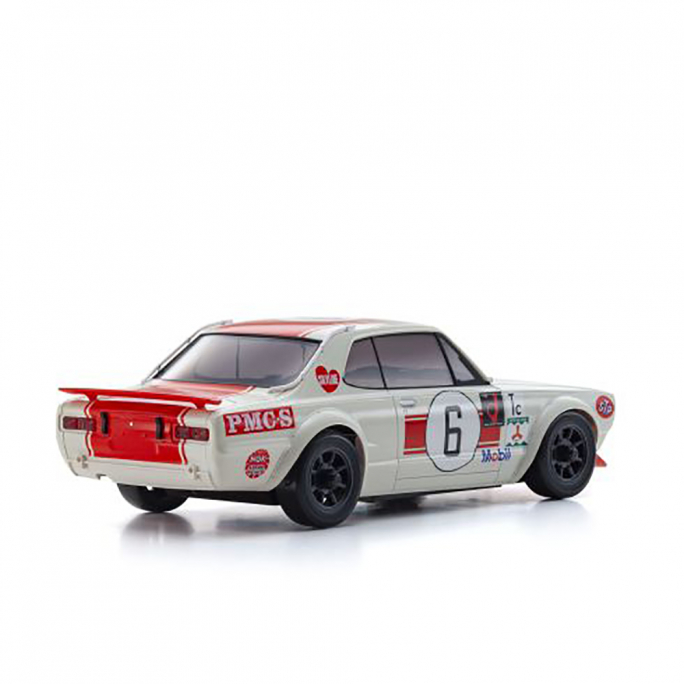 Mini-Z AWD Skyline 2000GT-R KPGC10 Racing'72 Red No.6 (MA020/KT531P) - Kyosho 32643R