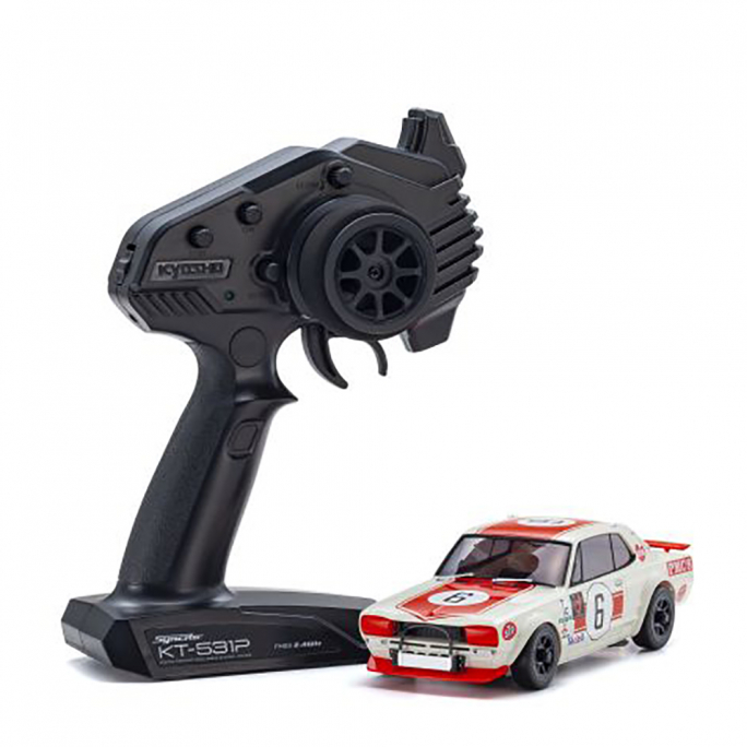 Mini-Z AWD Skyline 2000GT-R KPGC10 Racing'72 Red No.6 (MA020/KT531P) - Kyosho 32643R