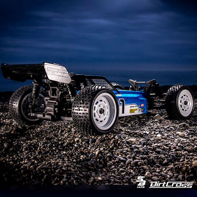 Dirtcross Lazer SB 4WD, Bleu - Kyosho 34321B