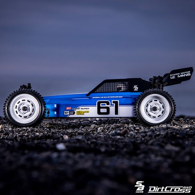 Dirtcross Lazer SB 4WD, Bleu - Kyosho 34321B