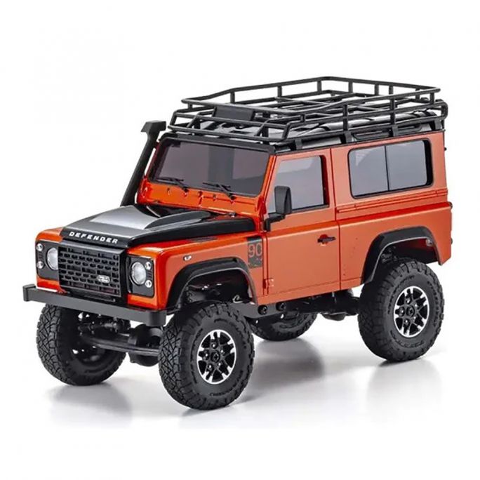 Mini- Z 4x4 MX-01 Land-Rover Defender 90 Adventure, Orange - Kyosho 32531MO