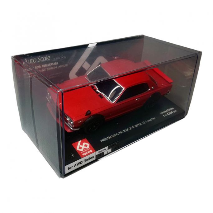 Mini-Z Nissan NSX Skyline 2000 GTR 60th Anniv, Rouge - Autoscale Kyosho MZP466R60