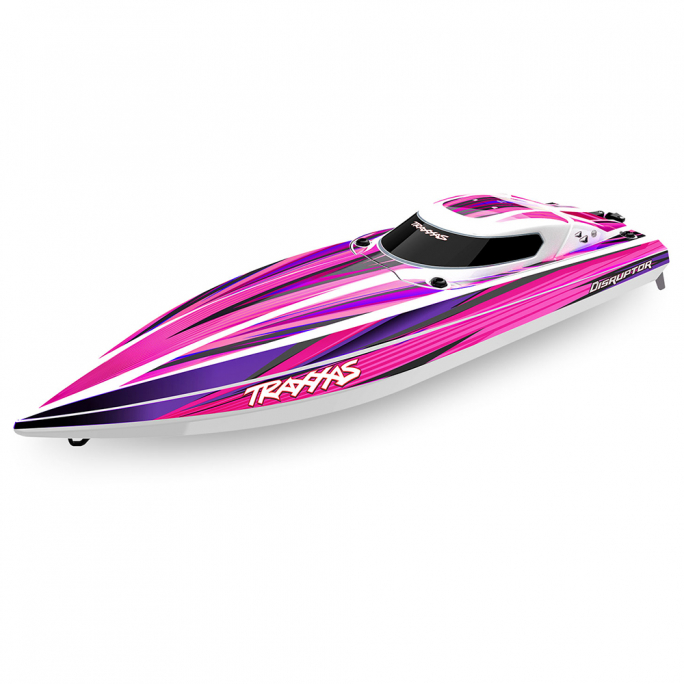 Bateau Offshore Disruptor VXL 4S RTR - Traxxas 106064-4-PINK