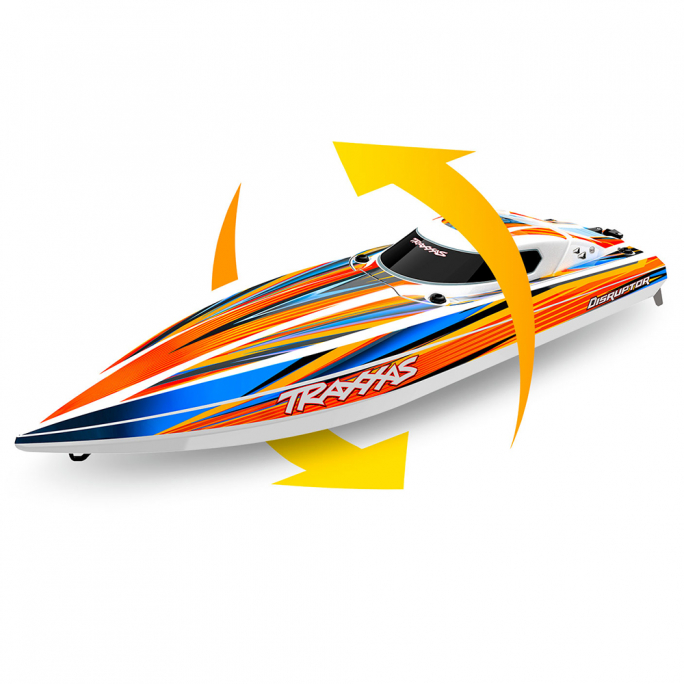 Bateau Offshore Disruptor VXL 4S RTR, Vert - Traxxas 106064-4-GRN