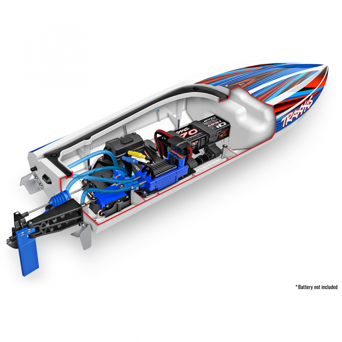 Bateau Offshore Disruptor VXL 4S RTR, Vert - Traxxas 106064-4-GRN