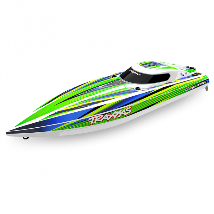 Bateau Offshore Disruptor VXL 4S RTR, Vert - Traxxas 106064-4-GRN