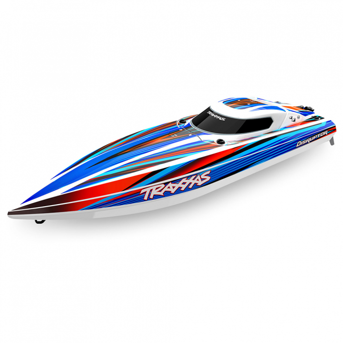 Bateau Offshore Disruptor VXL 4S RTR, Bleu - Traxxas 106064-4-BLUE