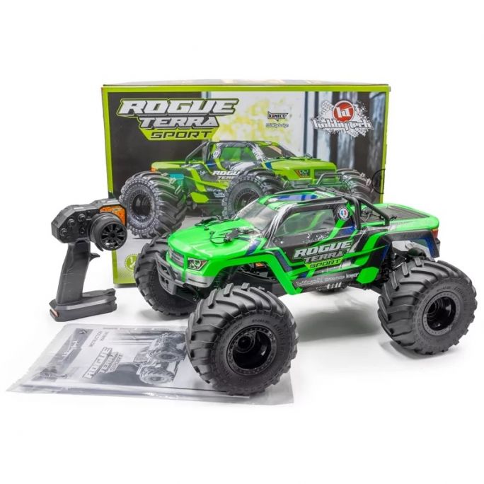 Monster Rogue Terra Sport Brushless 4x4 RTR + Lipo/Chargeur - Hobbytech 1.ROGT.SP.GR-PACK 1/10