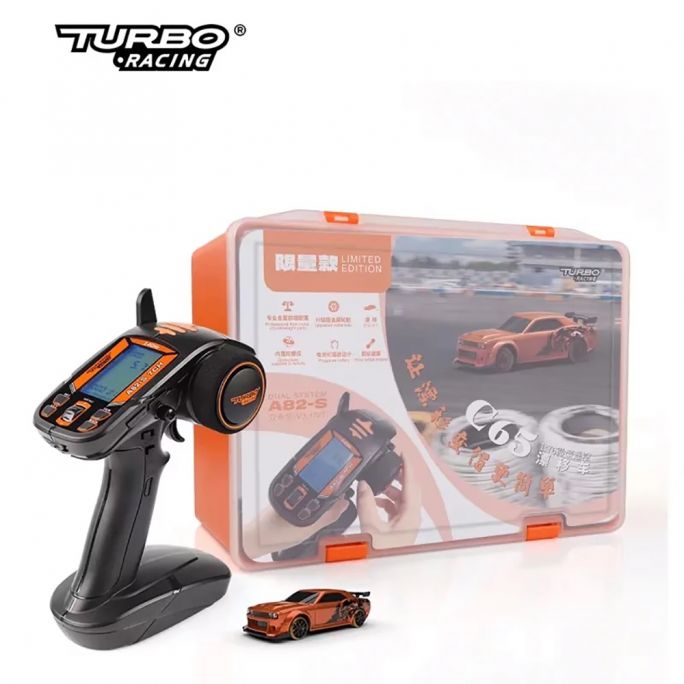 Micro Drift Muscle car CT04 Edition Limitée - Turbo Racing TB-65L - 1/76