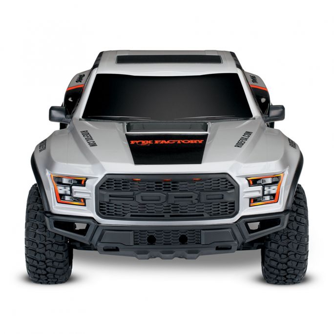 Ford Raptor F-150 Raptor Brushed FOX, RTR, avec accus/chargeur usb - TRAXXAS 58094-8-FOX - 1/10