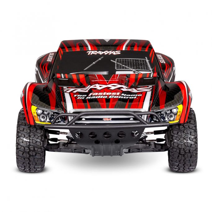 Slash 4x2 Brushed RTR avec accus/chargeur, Rouge - TRAXXAS 58234-8-RED - 1/10