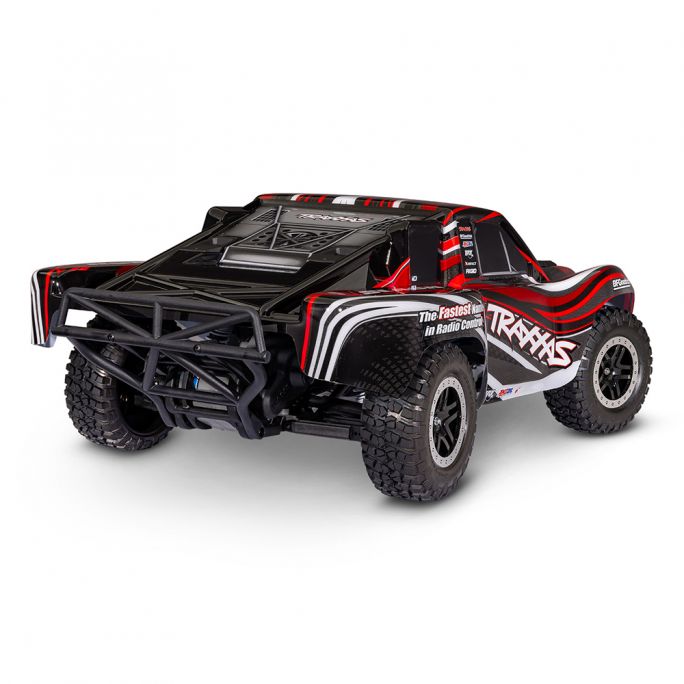 Slash 4x2 Brushed RTR avec accus/chargeur, Rouge - TRAXXAS 58234-8-RED - 1/10