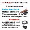 Slash 4x2 Brushed RTR avec accus/chargeur, Rouge - TRAXXAS 58234-8-RED - 1/10