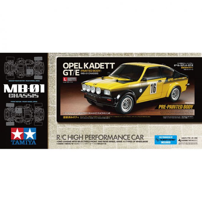 Opel Kadett GT/E CP MB01 - TAMIYA 47499 - 1/10