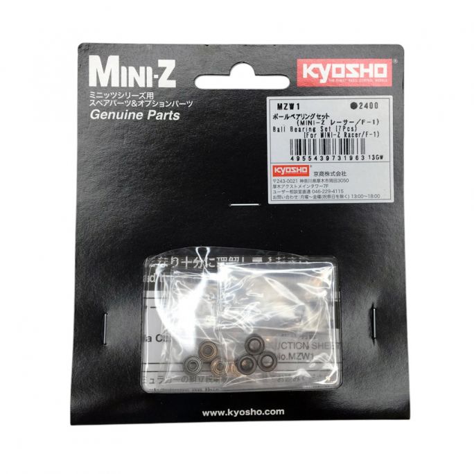 7 Roulements à billes Mini-Z MR01-02-03 -Kyosho MZW1